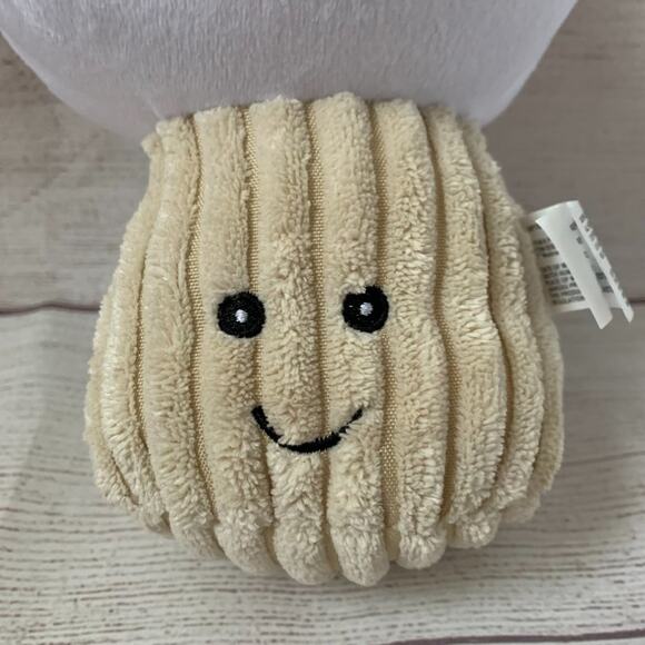 Stuffed Mushroom Dog Toy with Squeaker Plush Pet Fungi Ribbed Bottom 7 1/2"H - Picture 2 of 8